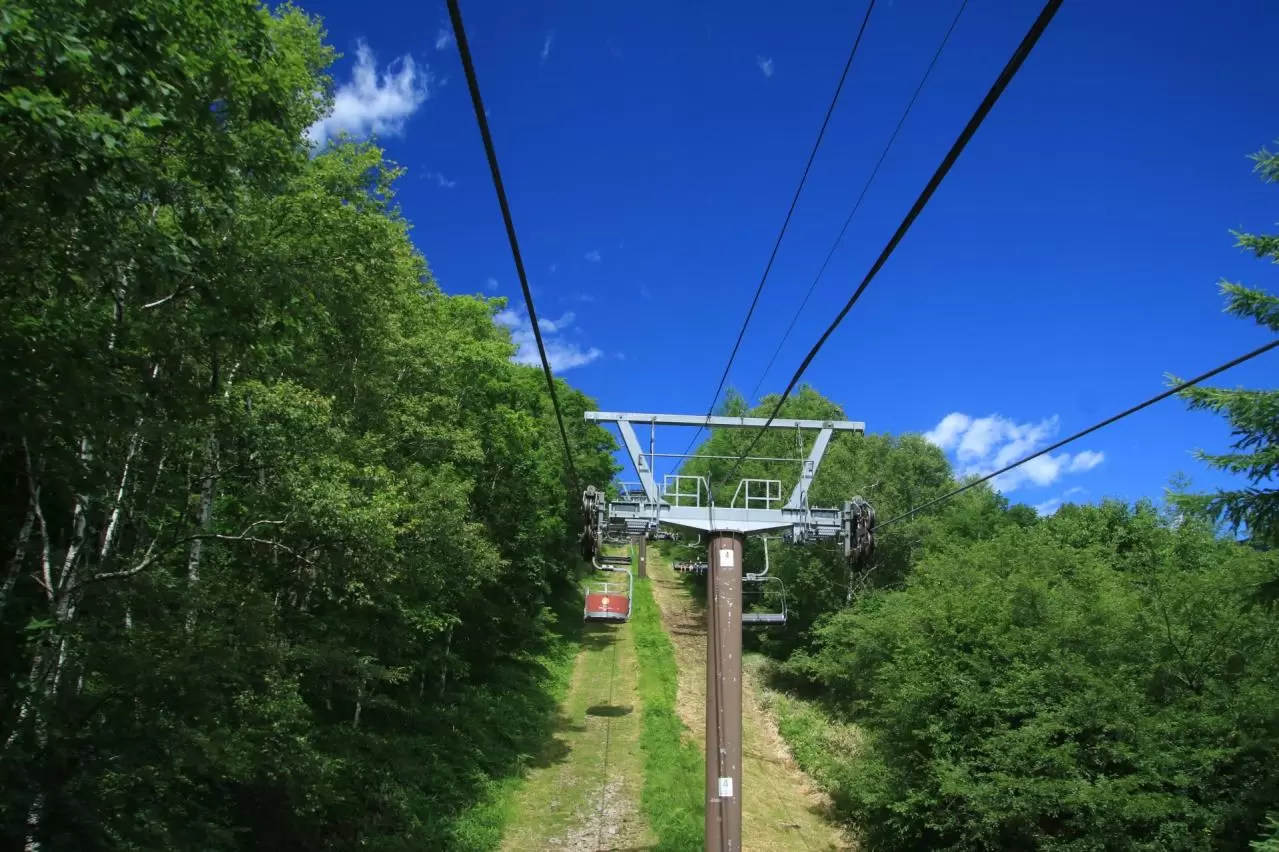 清里テラスへのリフト