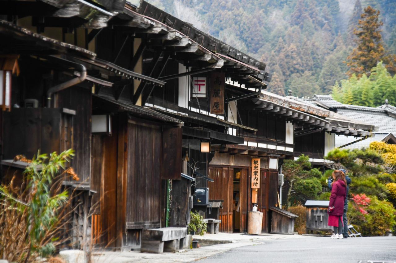 妻籠宿 古い町並み