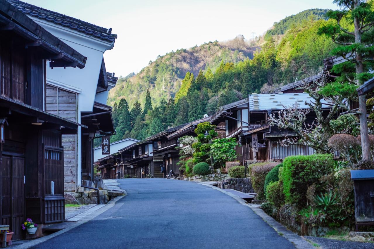 妻籠宿 古い町並み