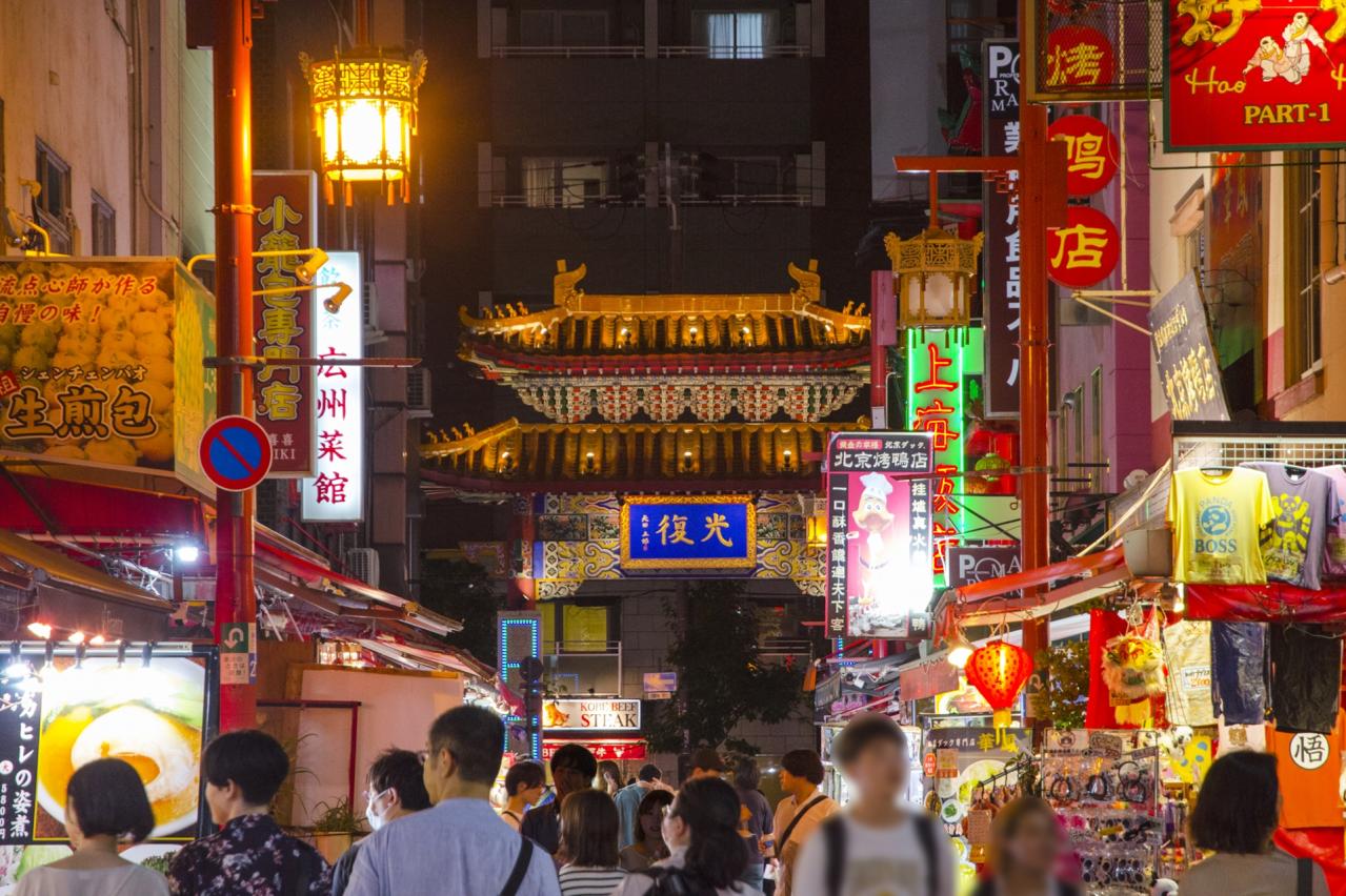 南京町の夜景