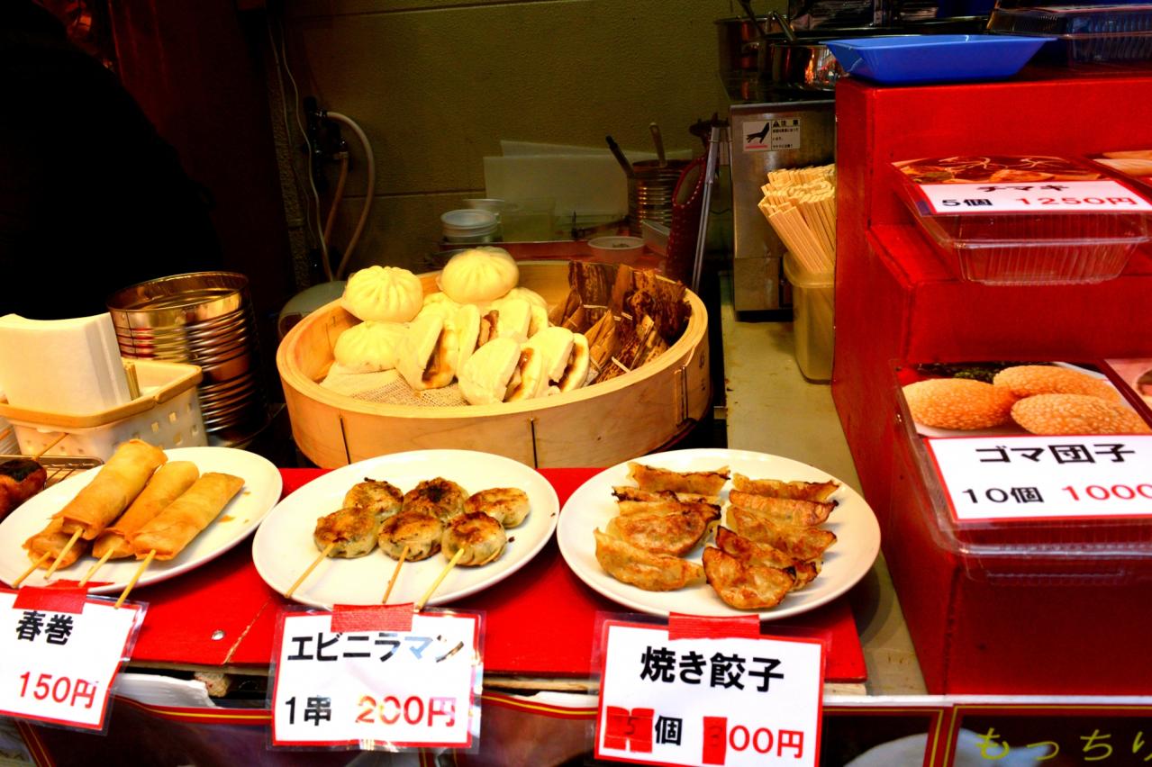 南京町 中華街の店頭