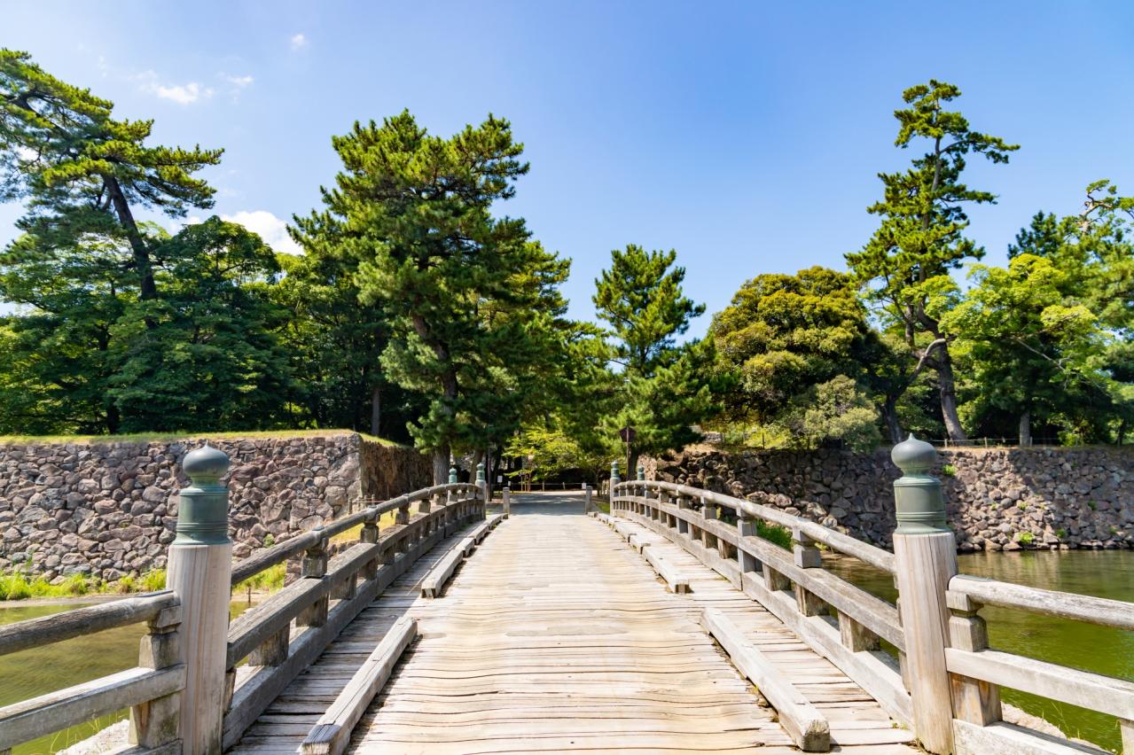 松江城　北惣門橋