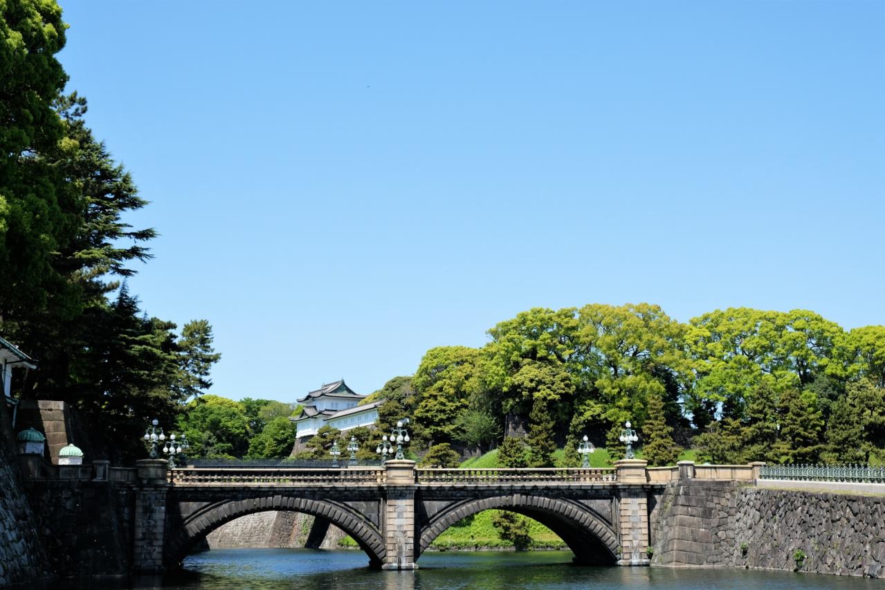皇居　二重橋の風景