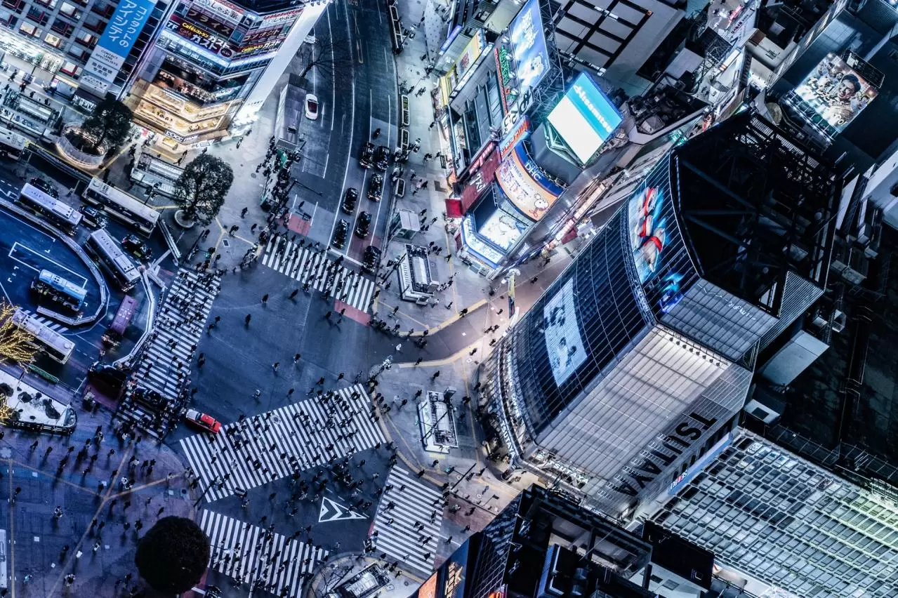 渋谷スクランブル交差点