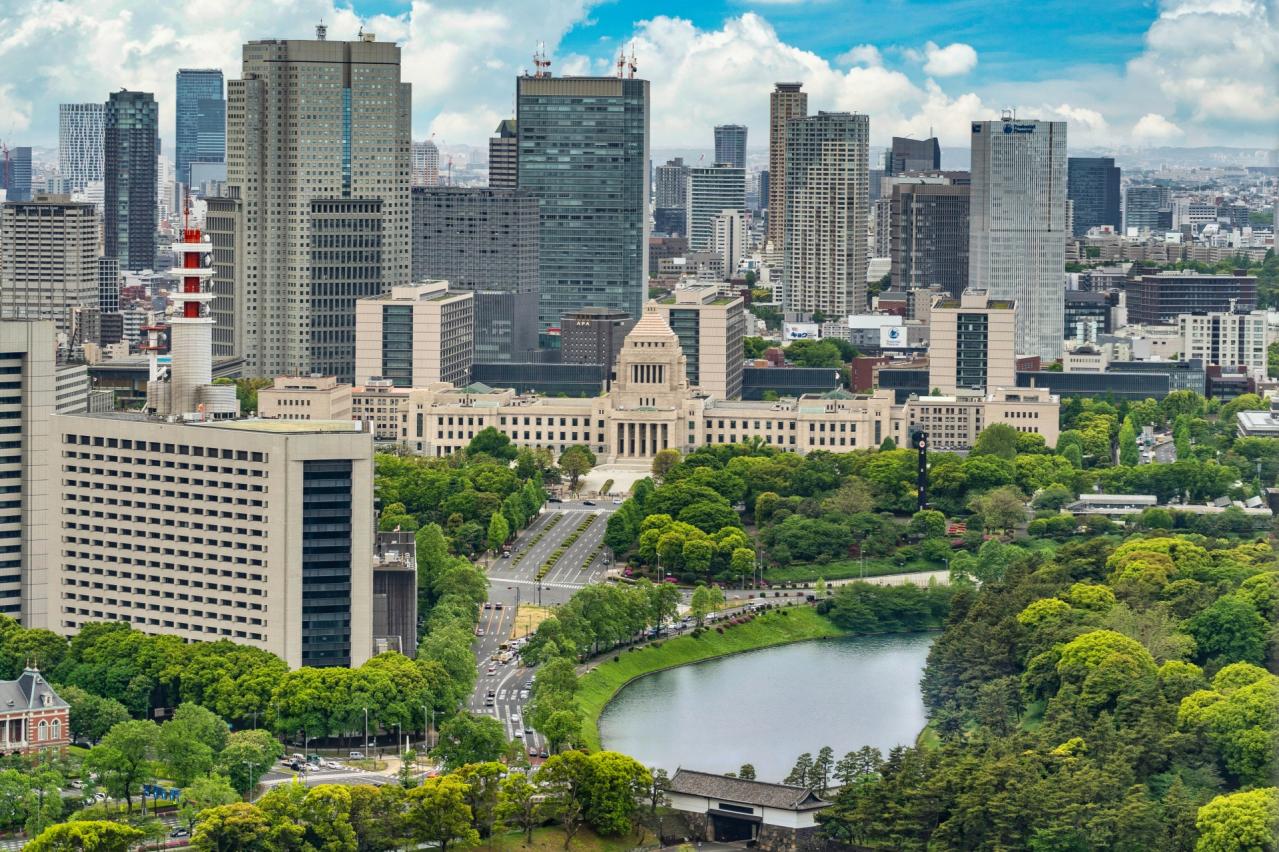 国会議事堂周辺の風景