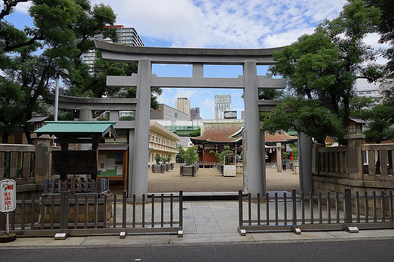 パワースポット　今宮戎神社　鳥居