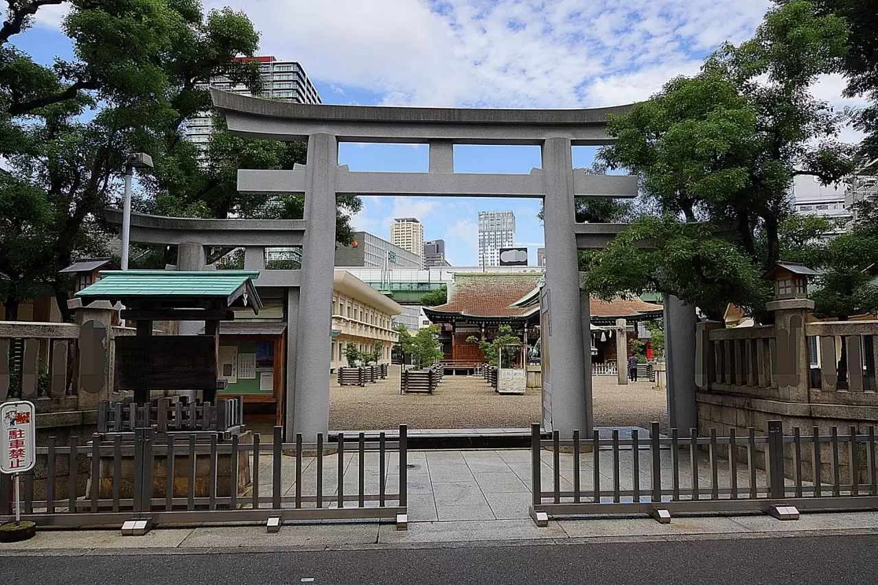 パワースポット 今宮戎神社 鳥居