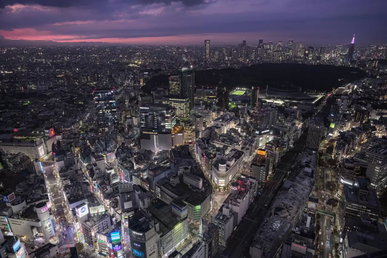 東京都 SHIBUYA SKYからの夜景