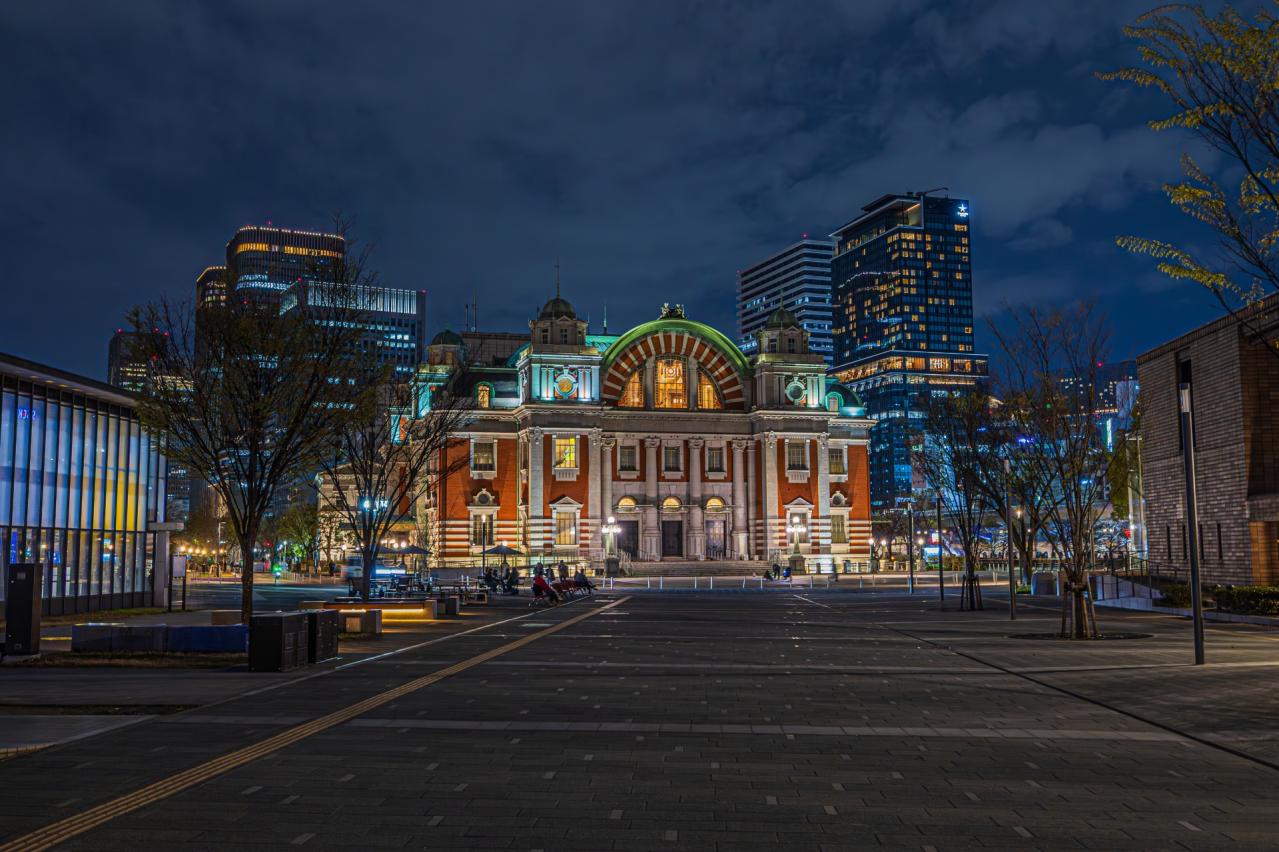 大阪市中央公会堂 夜景