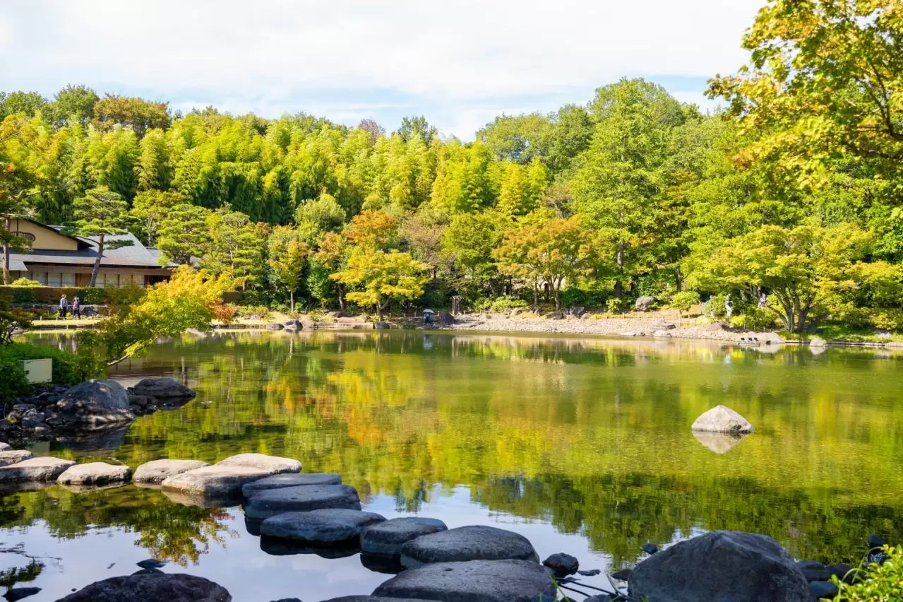 昭和記念公園の日本庭園