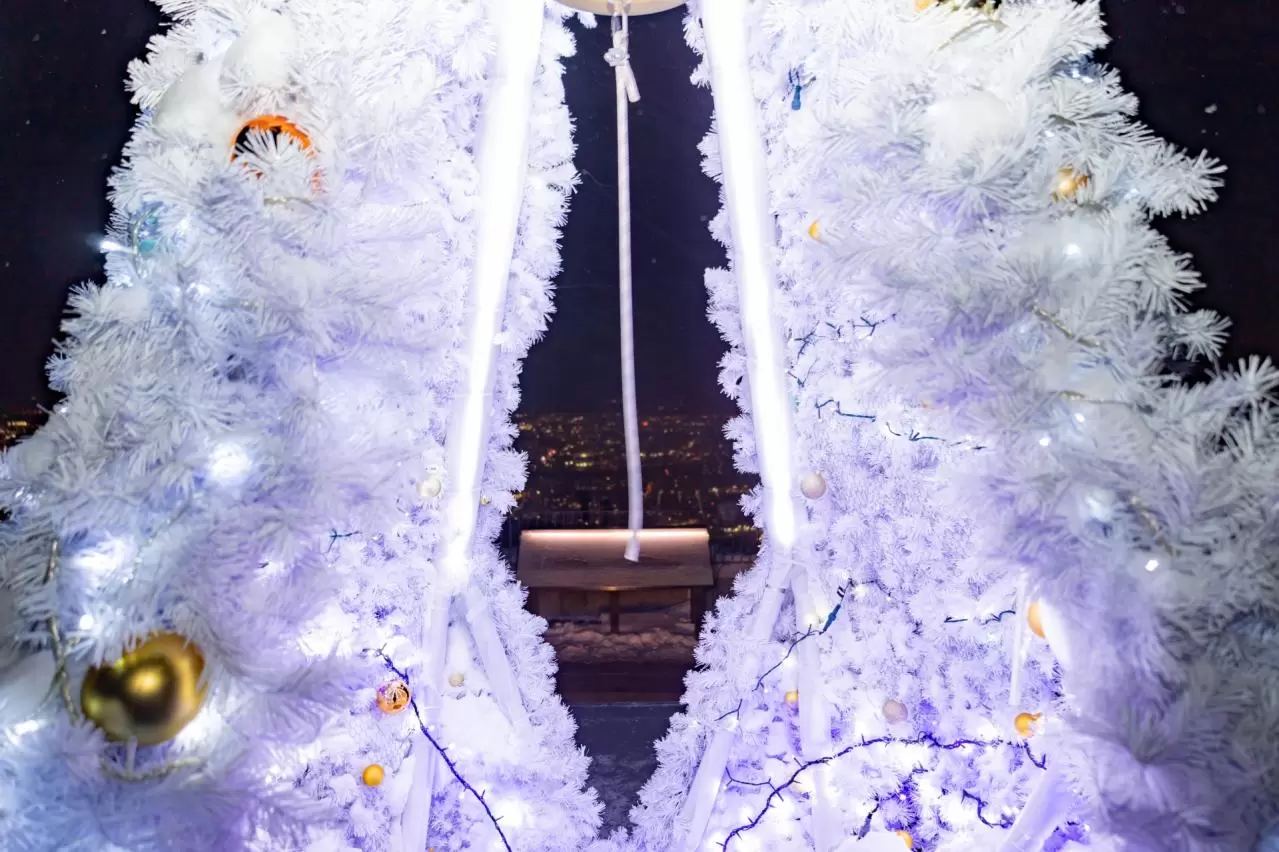 札幌藻岩山山頂の幸せの鐘