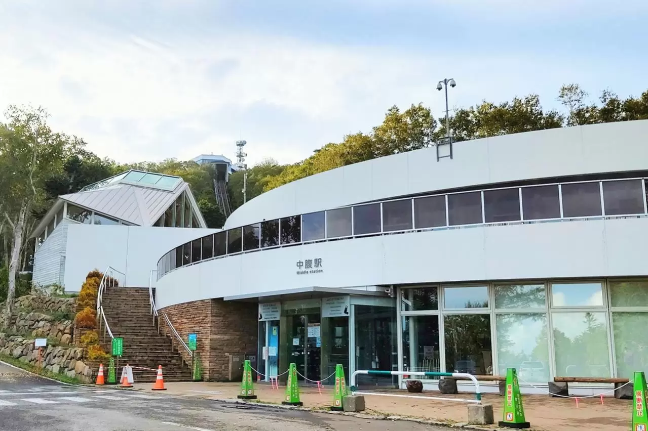 札幌　もいわ山ロープウェイ中腹駅