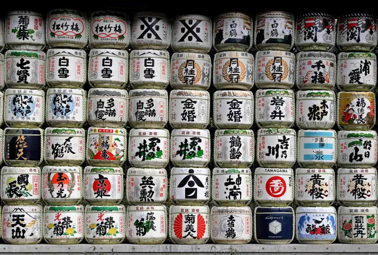 明治神宮　酒樽