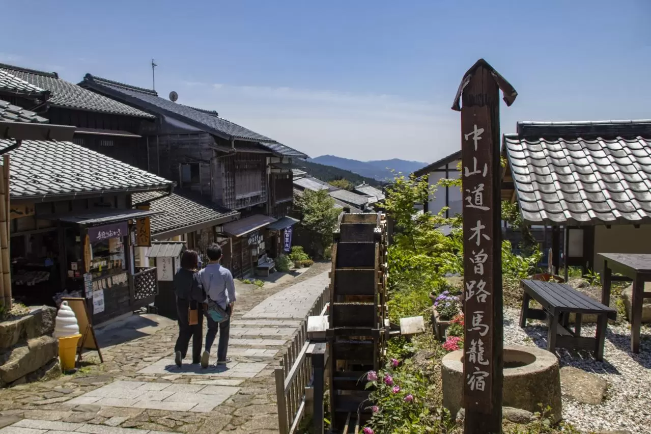 馬籠宿の風景