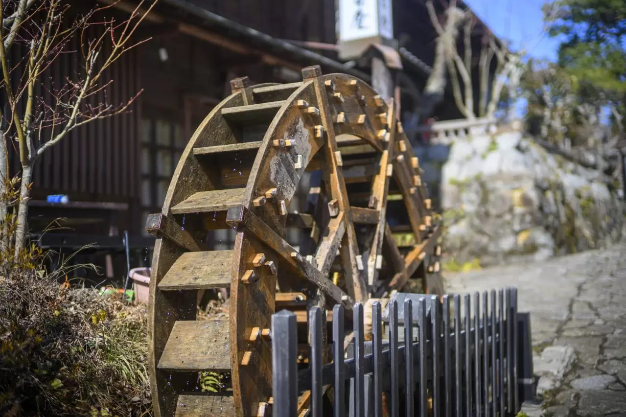 馬籠宿　水車
