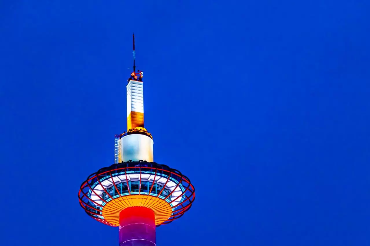 京都タワーの夜景