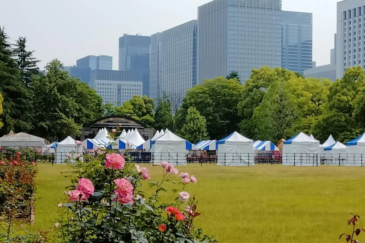 日比谷公園のイベント会場