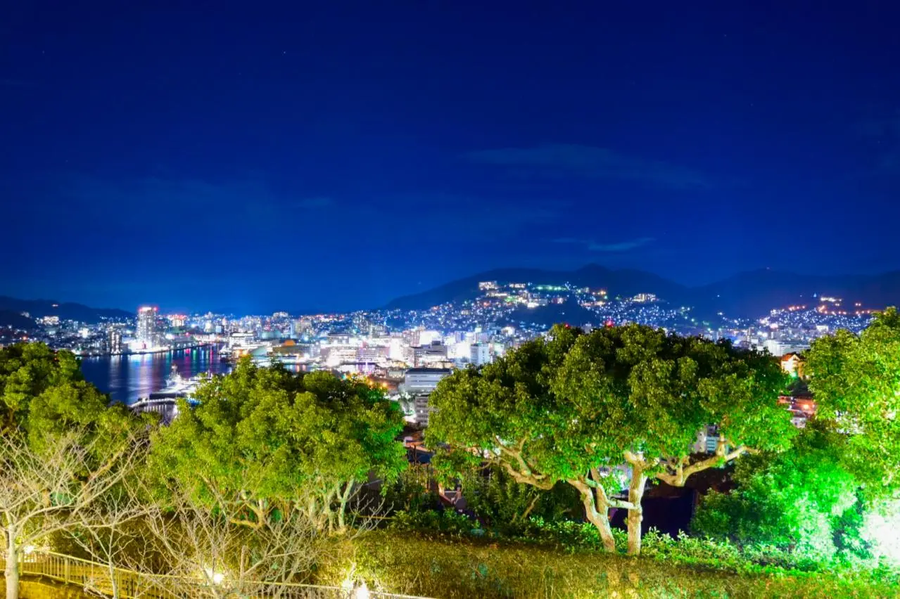 グラバー園から見る長崎の夜景