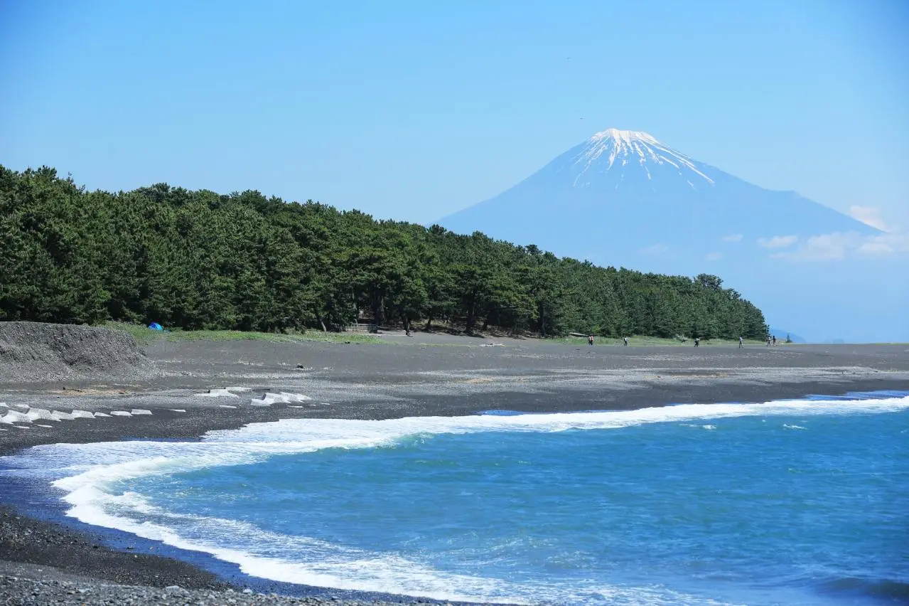 三保の松原からの富士山