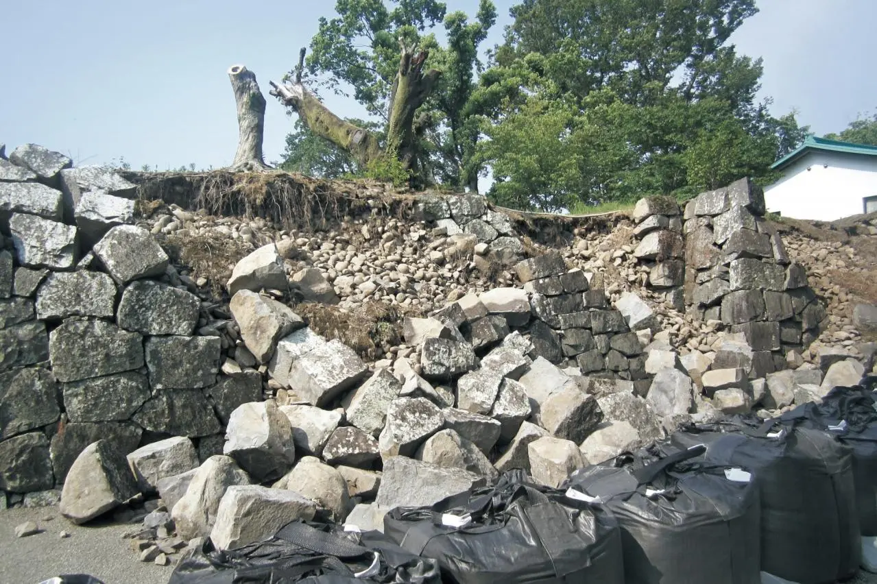 平成28（2016）年の熊本地震による熊本城被災