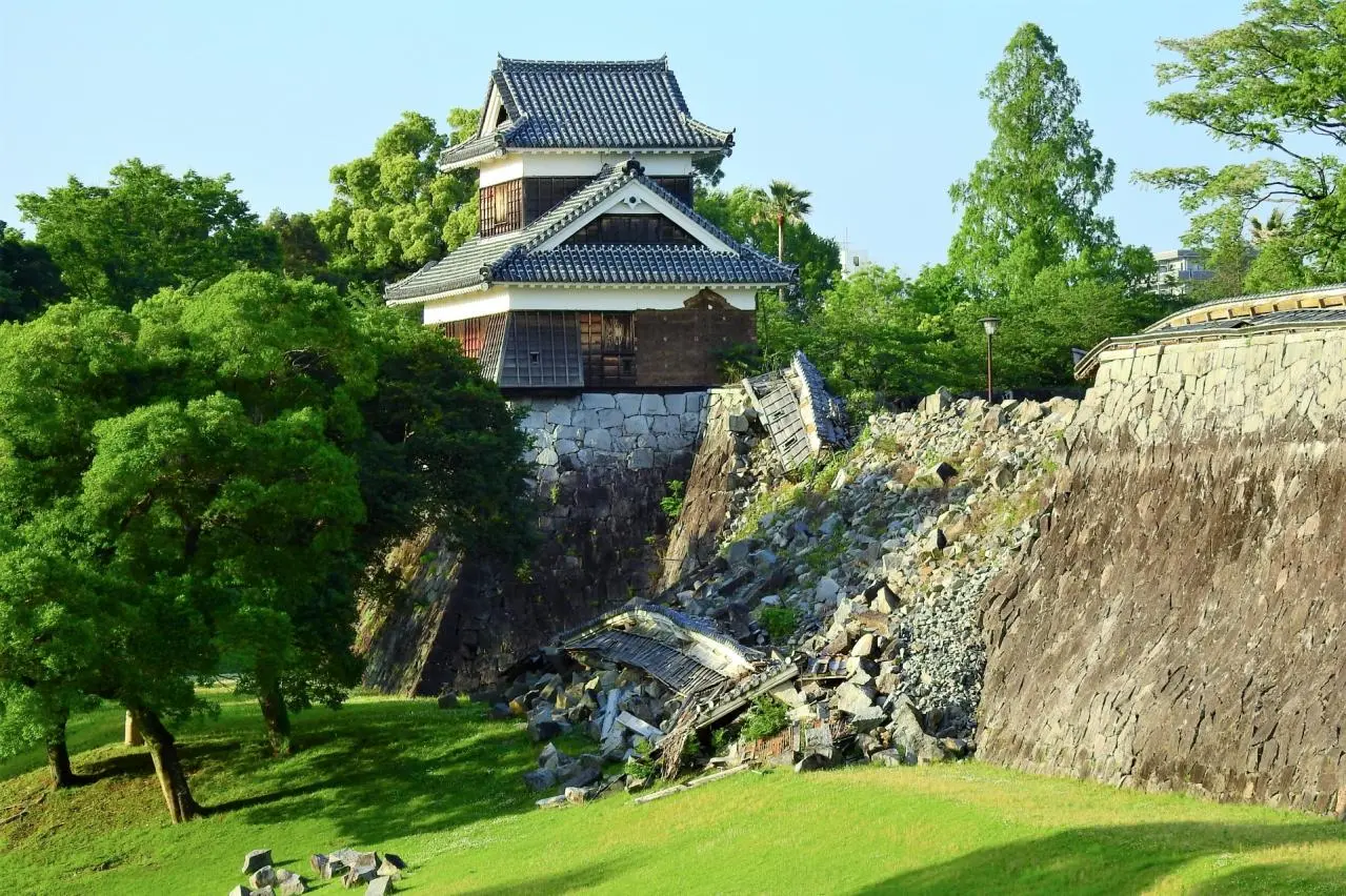 平成28（2016）年の熊本地震による熊本城被災