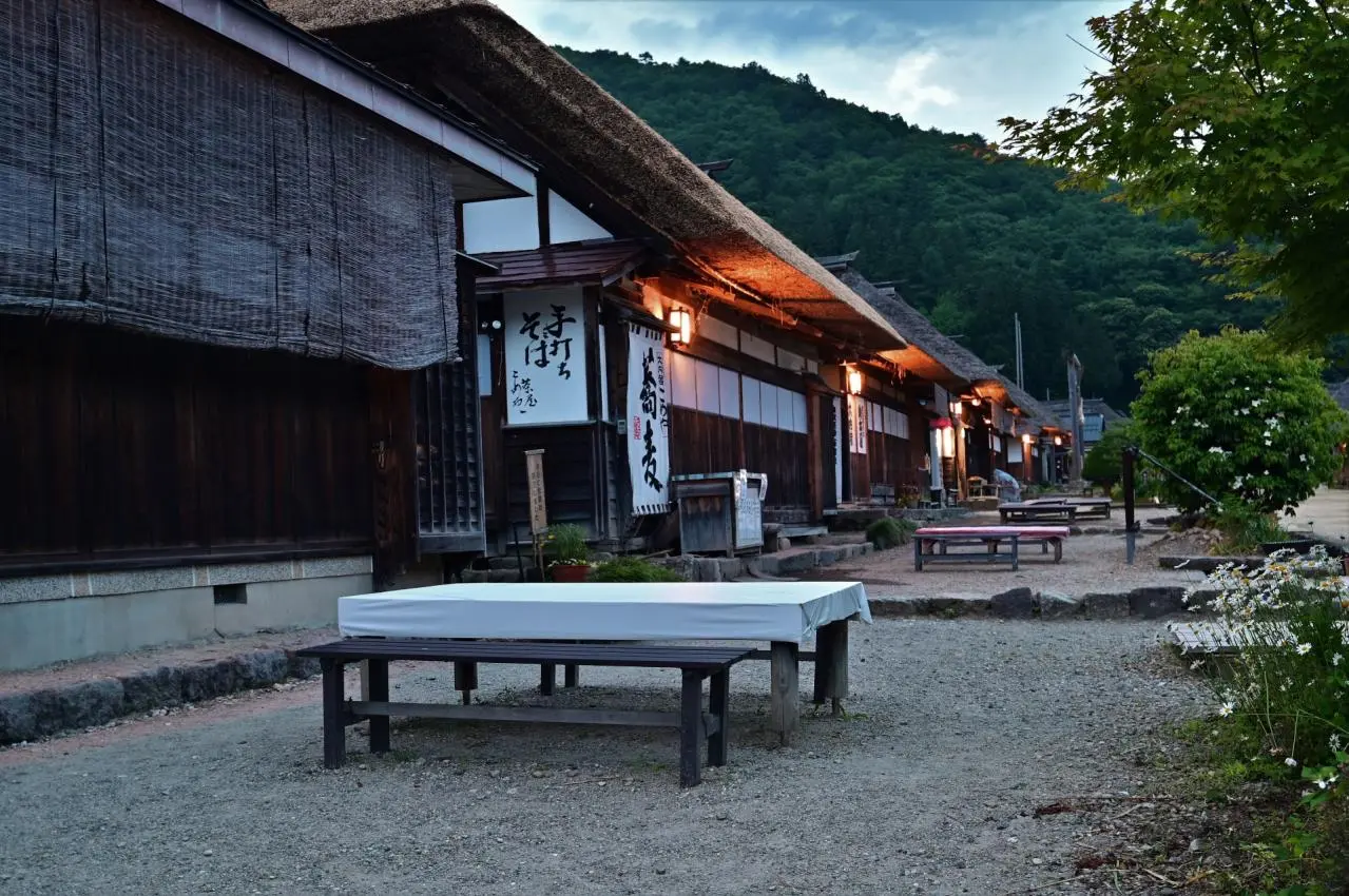 大内宿　マジックアワー