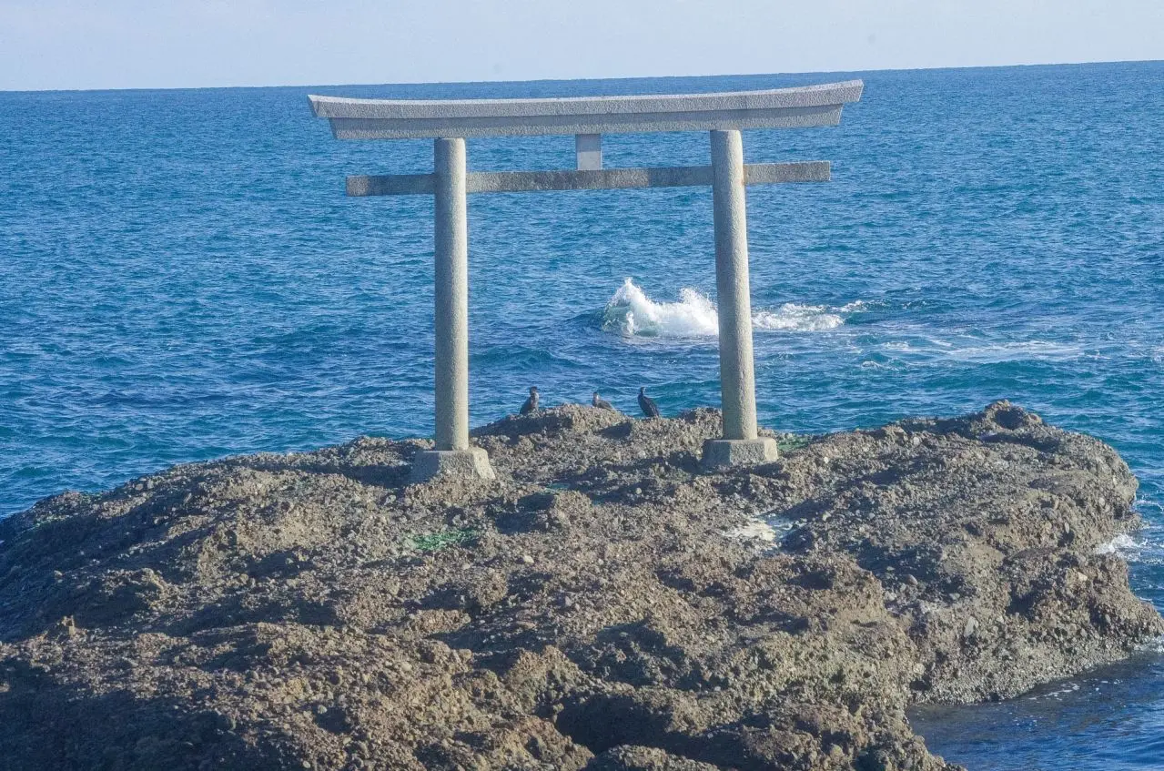 磯前神社　神磯の鳥居
