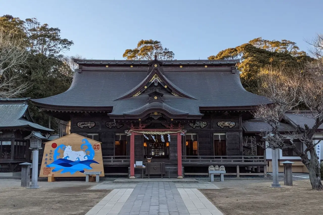 大洗磯前神社の拝殿