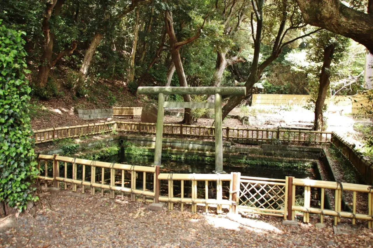大洗磯前神社　神池
