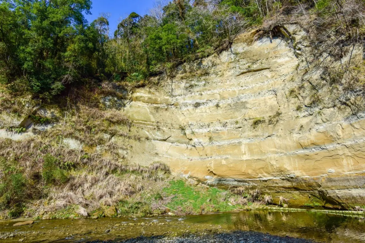 養老渓谷の断層