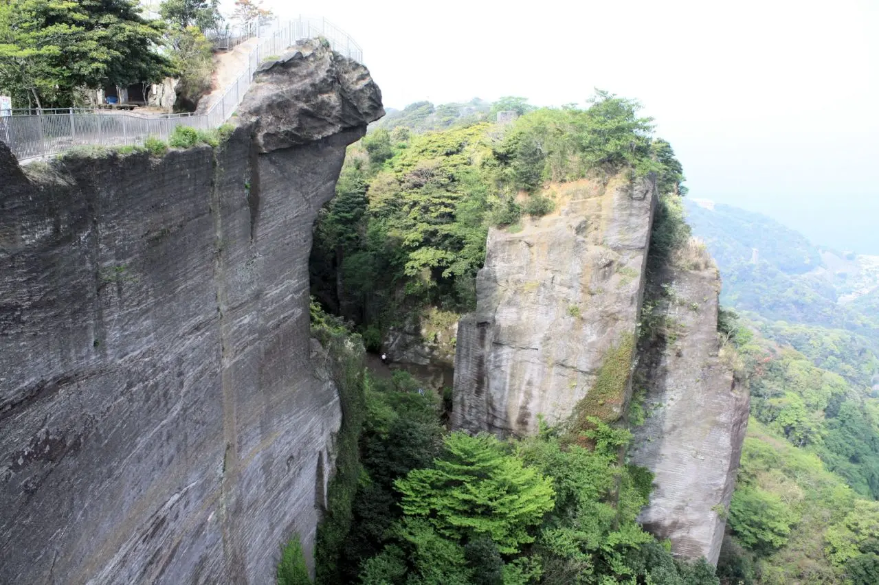 鋸山　山頂展望台地獄のぞき