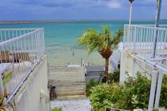 沖縄・瀬長島ウミカジテラスから見た風景