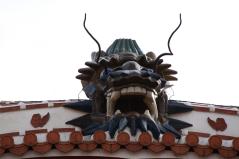 首里城正殿上部の龍頭