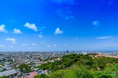 首里城公園 西のアザナからの景色
