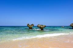 古宇利島／ティーヌ浜／トケイ浜