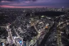 東京都 SHIBUYA SKYからの夜景