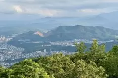 藻岩山から見た山々