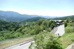 馬籠宿からの景色　岐阜県　恵那