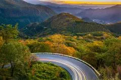 いろは坂の夜明け