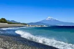 三保の松原からみた富士山