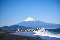 三保の松原からみた富士山