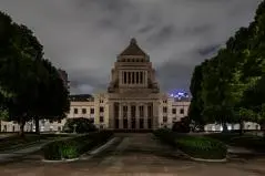 国会議事堂　夜景