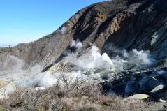 箱根大涌谷の噴煙