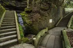 千葉鋸山の登山道