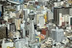 通天閣周辺の風景