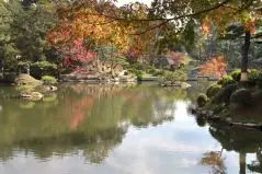 縮景園の秋