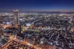 東京都・新宿区 東京都庁北展望室の夜景